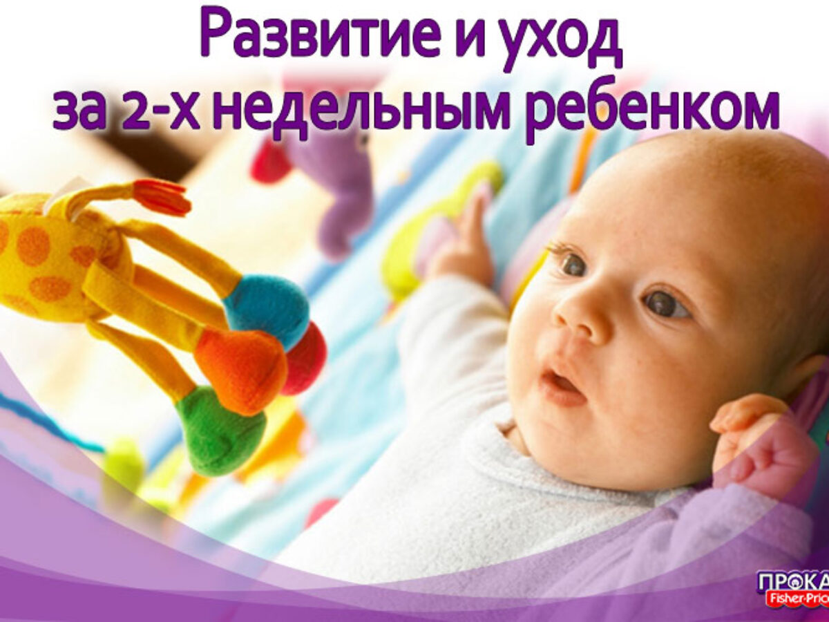 Развитие и уход за двухнедельным ребенком ☆ FISHERPRICE.by