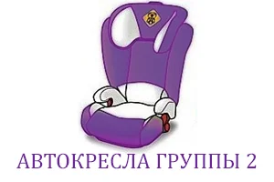 автокресла группы 2